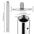 thumbnail image 5 of Yescom 10.3FT Professional Stripper Pole Static Spinning Dancing Pole Kit with Extensions for Home Gym Fitness ,Silver, 5 of 7