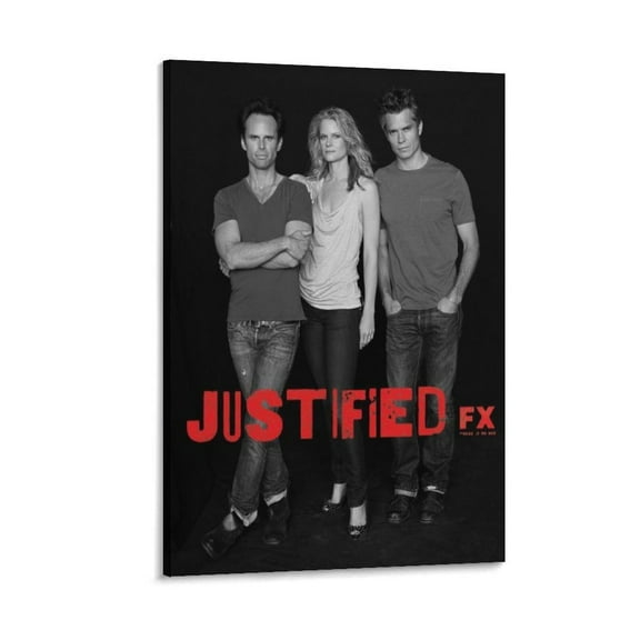 TV Series Justified Posters 10 Room Aesthetic Poster Print Art Wall Painting Canvas Posters Modern Bedroom Decor