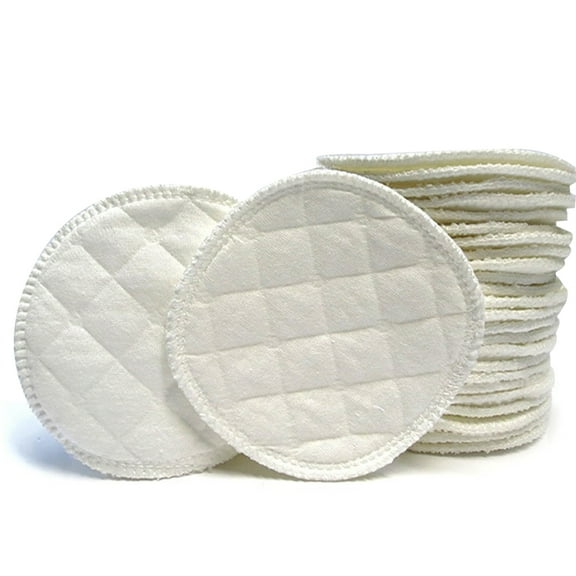 Sparsain 12 Pack Reusable and Washable Nursing Pads, Leak Proof, Ultra Absorbent Eco-Friendly Cotton, Antibacterial, for Bra