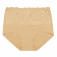 thumbnail image 5 of Women's High Waisted Cotton Underwear Soft Breathable Panties Stretch Briefs Regular 4 Pack , 2XL, 5 of 8