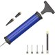 thumbnail image 1 of Portable ball pump, air pump inflation kit with needle, nozzle, extension hose, hand pump for basketball, football, volleyball, water polo, rugby, exe, 1 of 5