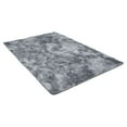 thumbnail image 6 of YEERSWAG Shag Area Rug, 5 x 8 ft Ultra Soft Fluffy Area Rug for Living Room Bedroom Indoor Carpet, Dark Gray, 6 of 11