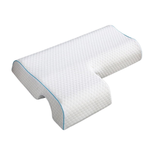 Almohada ergonómica transpirable para parejas, almohada para dormir para parejas Hexágono derecho