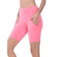 thumbnail image 2 of TheLovely Women & Plus Workout Yoga Running Compression Exercise Biker Shorts with Side Pockets, 2 of 3