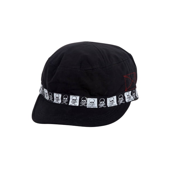 Checkered Skulls Black Cadet Cap