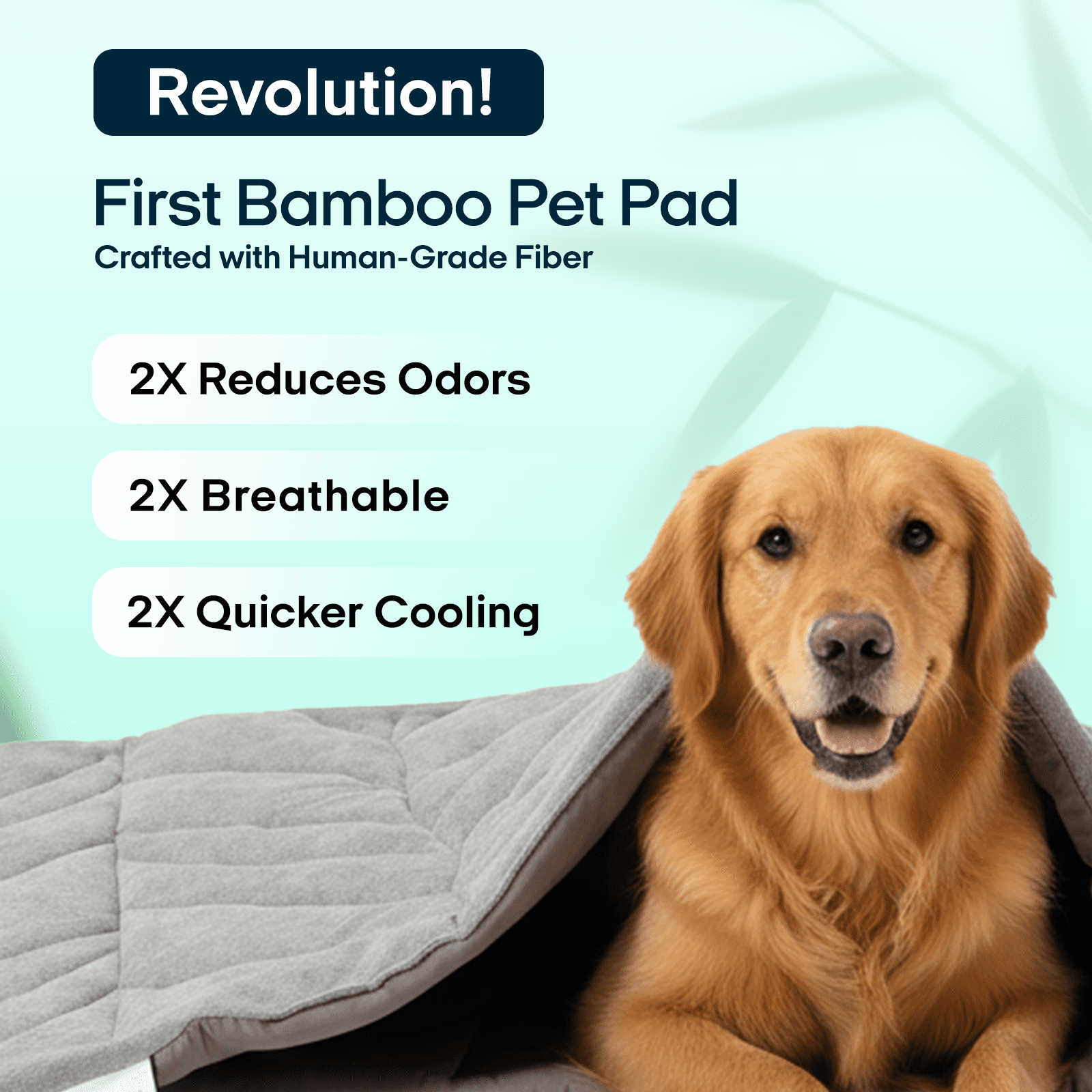 Vagascape Cooling Pet Mat – All-Season Cooling Pad for Dogs & Cats, Washable Crate Bed, Large