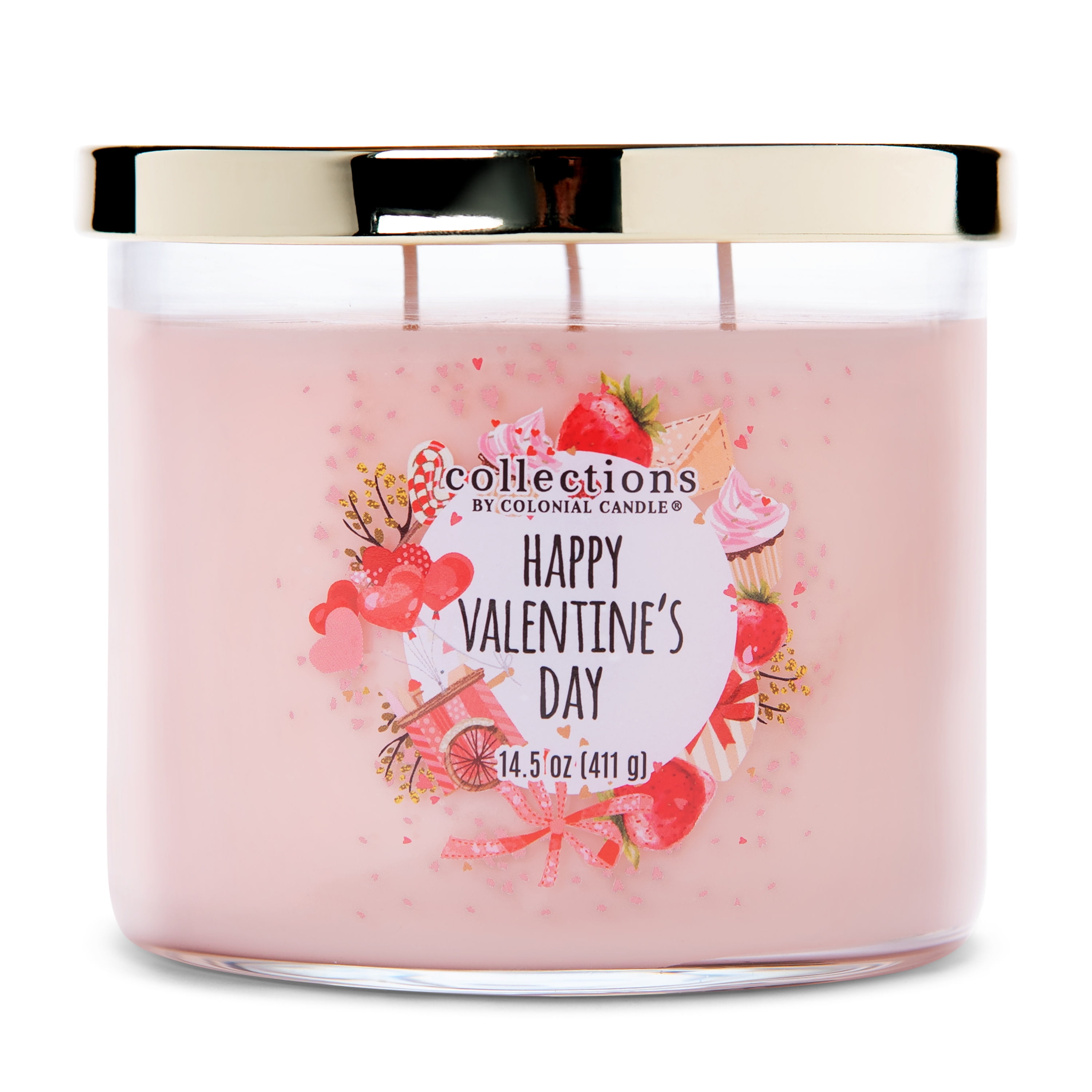 BATH & BODY WORKS HOME RASPBERRY PEACH MACARON 3-WICK 14.5 SCENTED LARGE CANDLE 