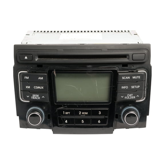 Restored 2011 Hyundai Sonata AM FM Radio XM Single Disc CD MP3 Player 96180-3Q000 (Refurbished)
