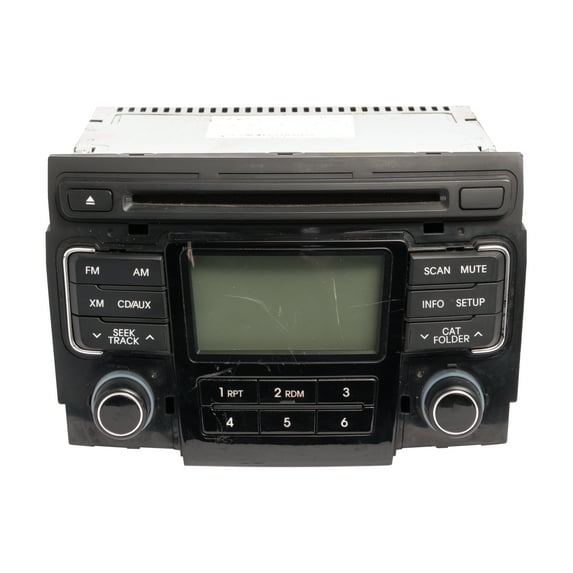 Restored 2011 Hyundai Sonata AM FM Radio XM Single Disc CD MP3 Player 96180-3Q000 (Refurbished)