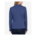 thumbnail image 2 of Tommy Hilfiger Womens Patched One Button Blazer Jacket, Blue, X-Large, 2 of 3