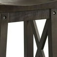thumbnail image 3 of 31 Inches Saddle Seat Wooden Barstool, Brown - Saltoro Sherpi, 3 of 5