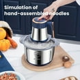 thumbnail image 3 of YOPTOP 5L 5-speed 6-speed 6-speed Blade 6-second Fast Meat Grinder  Household Function  Minced Vegetable Meat Grinder  Garlic Puree Complementary Food  Juice Noodles  One Machine  5-speed,Dark Green, 3 of 7