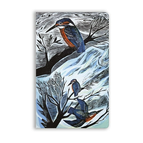 Flame Tree Soft Touch Journals Angela Harding: Suffolk Kingfishers (Soft Touch Journal), (Hardcover)