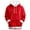Red, variant on YAYUBA Womens Hoodies Christmas Santa Hoodie with White Trim Cozy & Festive Pullover Sweatshirt Trendy Warm Hooded Sweater for Holiday
