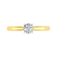 thumbnail image 3 of 0.40 Carat Diamond Solitaire Engagement Ring Band in 10K Yellow Gold (Ring Size 4), 3 of 5