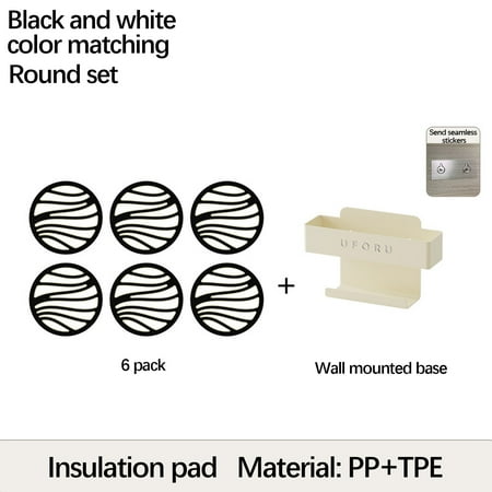 

Christmas Clearance! Feltree 6pc Table Insulation Pads High-temperature Resistants Household Kitchen Cup Pad Electronic Bowl and Plates Pad for Casserole