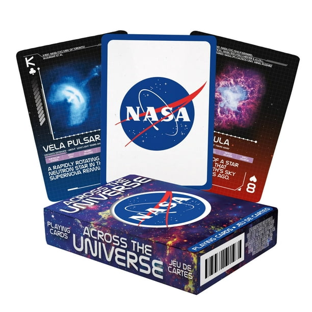 Juego de cartas AQUARIUS con temática de la NASA, tamaño póker
