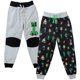 thumbnail image 1 of Pantalones Minecraft Creeper Zombie Steve Big Boys de 10 a 12 años, 1 of 8