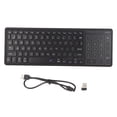 thumbnail image 2 of Clavier Tactile, Clavier Sans Fil Portable avec Pavé Tactile Plug And Play Design Pavé Tactile pour Bureau Noir, 2 of 8