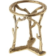 Bard's Brass Egg Stand/Holder, Twig Branch Leg, 3" diameter, Pack of 2