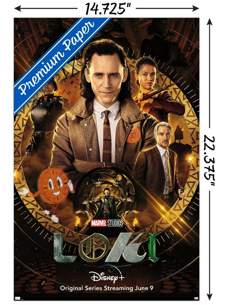 marvel Loki/ロキ　サイン入りポスター(額縁なし) Marvel Loki - One Sheet Wall Poster, 14.725