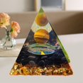 thumbnail image 4 of 1pcs Crystal Obsidian Ornament Ornament para Adultos de Mujeres de Yoga - Estilo D Sunnimix Pirámide de cristal, 4 of 8