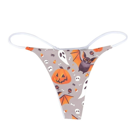 

ZMHEGW 3 Pack Women Panties G String Thongs For Cotton Stretch Print Low Rise Hipster Underwear