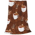 thumbnail image 2 of Bingfone Sloths Need More Coffee Print Flannel Fleece Blanket Throw Blanket For Bed,Sofa,Couch,Travel,Camping(80"X60"), 2 of 9