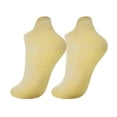 thumbnail image 1 of 1 par de calcetines deportivos para mujer, de algodón, antideslizantes, que absorben la humedad, cómodos y elásticos., 1 of 8