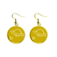 thumbnail image 1 of Ear Dangle Golden Drop Earring Jewelry Mujer Unbranded M, 1 of 3