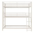 thumbnail image 2 of DHP Everleigh Triple Metal Bunk Bed, Twin/Twin/Full, Off White, 2 of 9