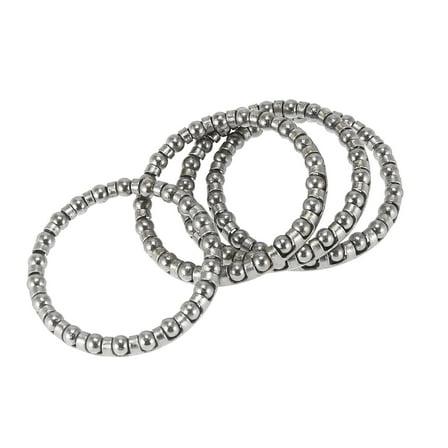 REGALWOVEN 4 Pcs 4mm x 22 Ball Bearings Cages Crank Bearings Wheel Bearing Retainer for Bike