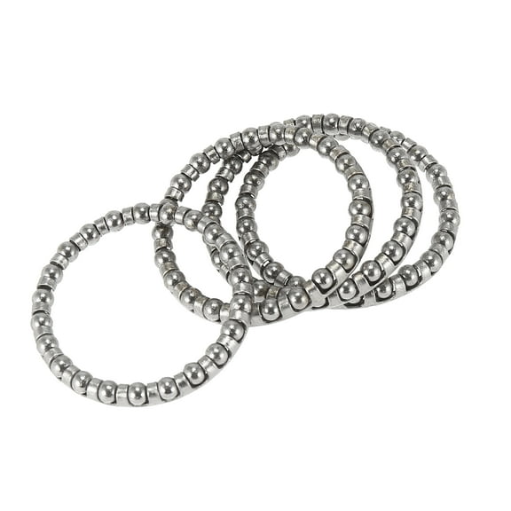 REGALWOVEN 4 Pcs 4mm x 22 Ball Bearings Cages Crank Bearings Wheel Bearing Retainer for Bike