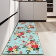 thumbnail image 4 of Pioneer Flower Floral Print Pattern Kitchen Rug Mat,Kitchen Runner Rugs Non Skid Washable,Decorative Kitchen Floor Mats for Kitchen,Sink,Laundry,17"X47", 4 of 5