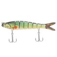 thumbnail image 2 of Señuelo de pesca Artificial de múltiples secciones, 10cm, cebo, aparejos de pesca de mar, Wobblers que se hunden con gancho10 #, 2 of 5