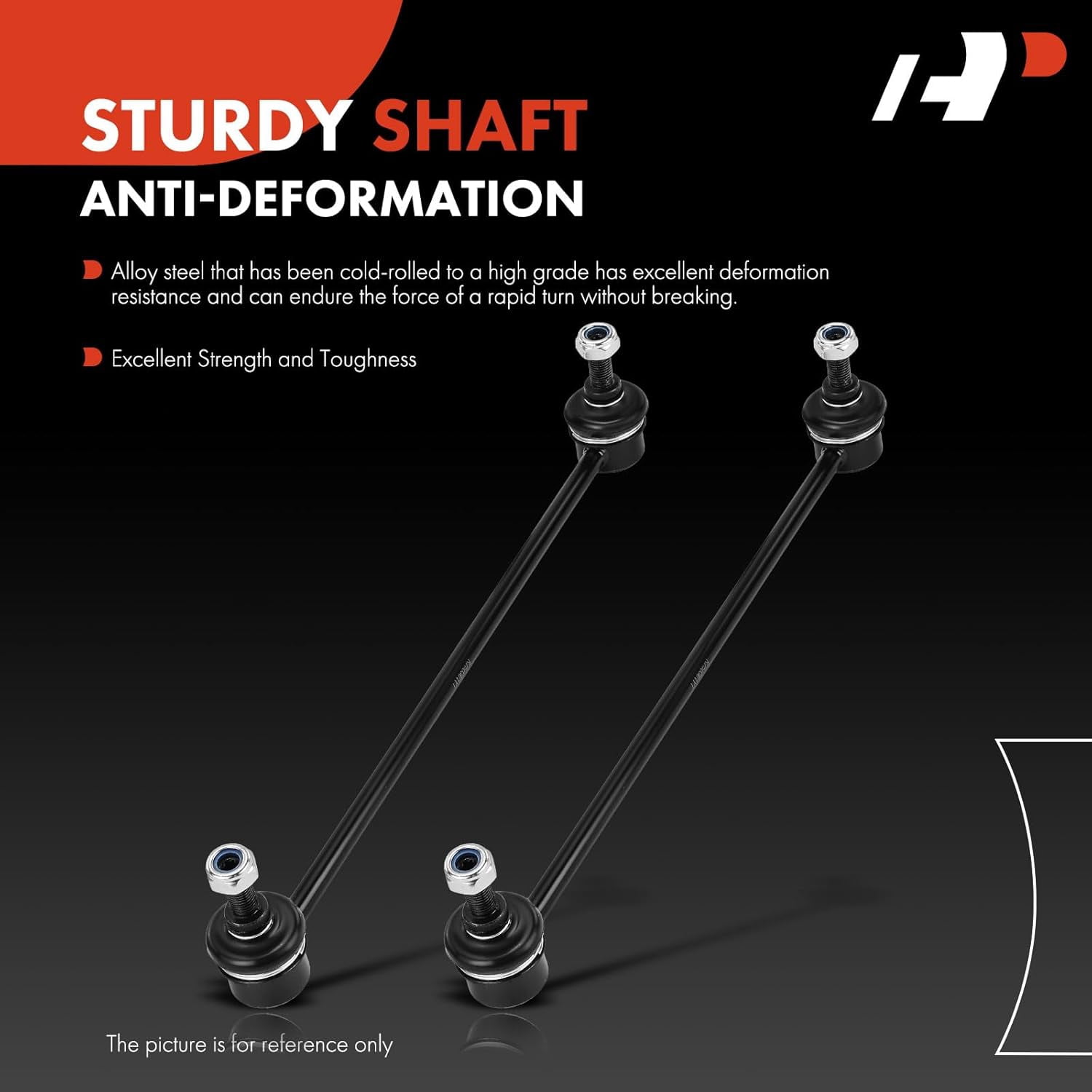 A-Premium Front Sway Bar Link Kit Stabilizer Link Compatible with Honda Fit 2009-2014, Insight 2010-2014, CR-Z 2011-2016