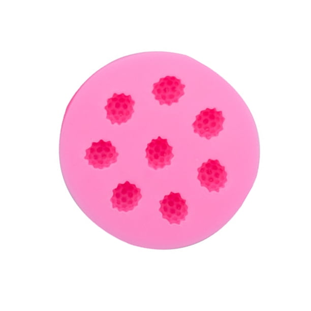 Naiovety Molde de Chocolate Flexible reutilizable lavable reemplazo Linda forma de fruta galleta pastelería molde cocina moldes para hornear Cocina y Comedor Frambuesa Naiovety HA068151-01
