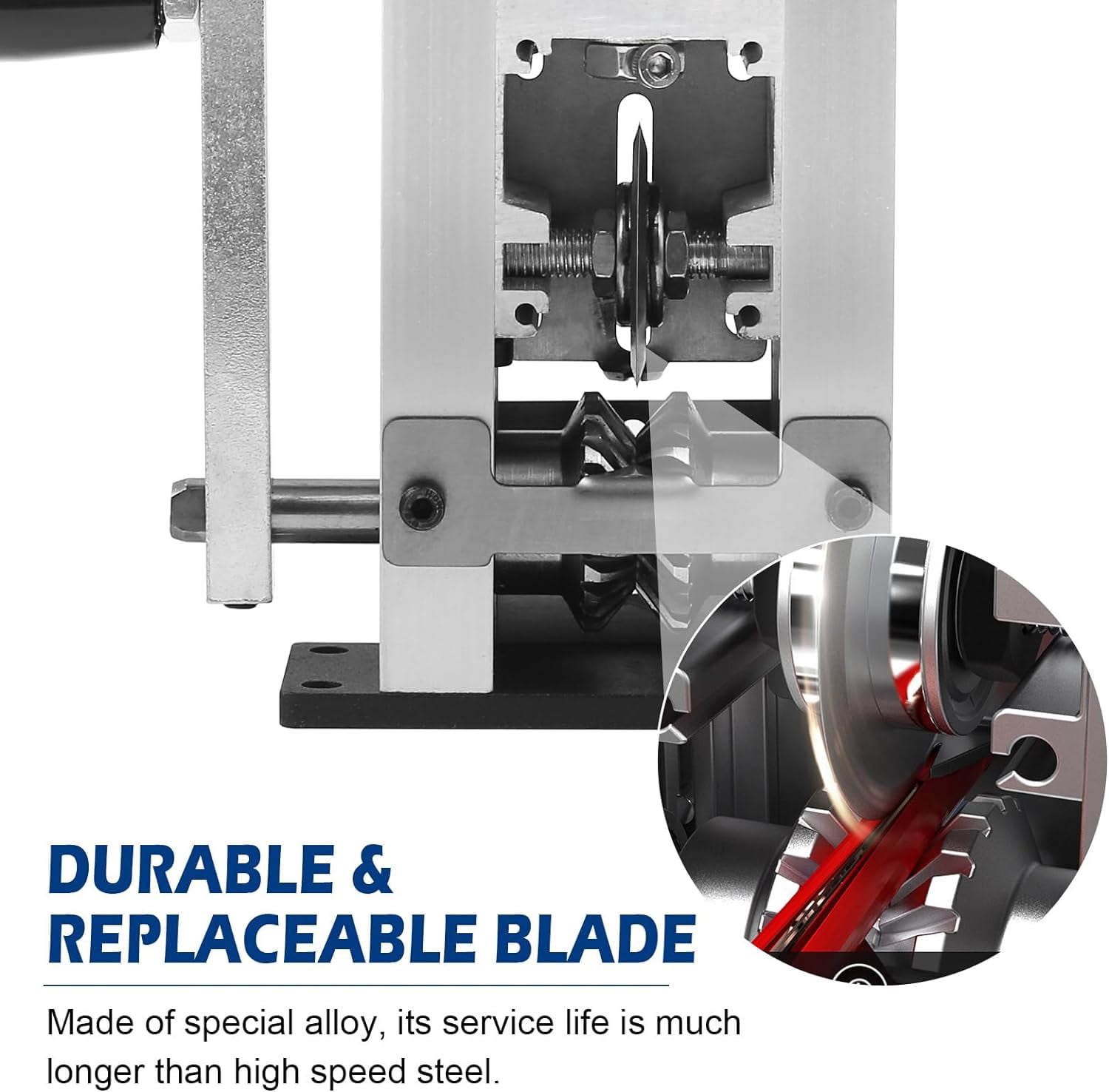 1-25mm Wire Stripper Machine, Portable Wire Stripper Tool with Handle for Copper Wire Recovery