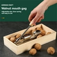 thumbnail image 2 of WMGHA Nut Cracker Heavy Duty Walnut Cracker with Wooden Base Adjustable Nut Tongs,Non-slip Handle,Manual Nut Crackers for All Nuts Nut Cracker Tool for Walnut Pecan Macadamia Chestnut and More, 2 of 9