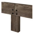 thumbnail image 5 of Furniture of America Gafin Transitional Wood Queen Panel Bed in Gray, 5 of 5