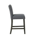 thumbnail image 5 of New Classic Furniture High Line Wood Counter Chair in Gray (Set of 2), 5 of 8