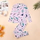 thumbnail image 4 of Pijama de tiburón divertido, conjunto de pijama de 2 piezas con estampado de vida marina de manga larga para hombre, ropa de dormir romántica de gran tamaño con gráficos de otoño, 4 of 5