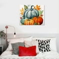 thumbnail image 3 of Shiartex Thanksgiving Pumpkins in Different Shapes 20x16in Canvas Wall Art Picture for Home Office Decor 20x16in, 3 of 3
