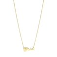 thumbnail image 2 of SuperJeweler Elisa Nameplate Necklace in Gold 16 inches All Names Available for Women, 2 of 3