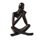 thumbnail image 1 of Estatua del Pensador, Escultura Decorativa de Personas, Estilo Nórdico, Elegante Escultura de Resina Artesanal 8cmx6cmx12cm, 1 of 9