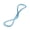 Blue 25LB, variant on Gieenan Workout Muscle Pull Rope 8 Resistance Band Training Rope Open Neck Stretch Belt