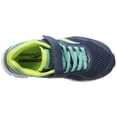thumbnail image 5 of Saucony Cohesion 10 A/C Running Shoe (Little Kid/Big Kid), Navy/Turquoise, 4 Wide US Big Kid, 5 of 8
