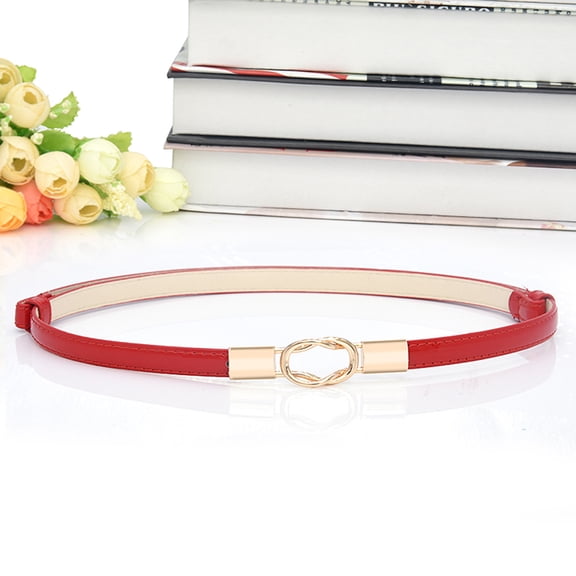 Women Skinny Belt For Dresses Retro Stretch Ladies Waist Belt