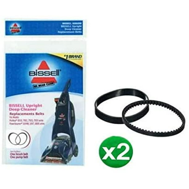 Bissell Vacuum Cleaner Two Brush Belt And Two Pump Belt For 89104, 8910