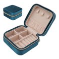 thumbnail image 1 of Velvet Jewelry Storage Case, Velvet Travel Jewelry Box 2 Layer Space Saving Multifunctional Humanized Full Protection  For Necklaces Bracelets Type 1,Type 2,Type 3,Type 4,Type, 1 of 8